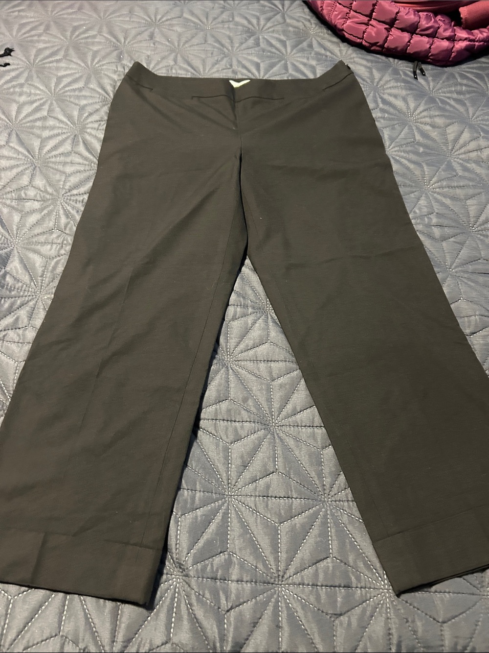 LOFT Black Boot Cut Dress Pants